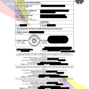 Apostilla (Venezuela)