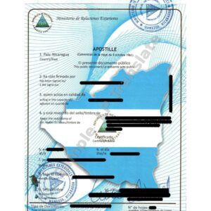 Apostille - Nicaragua