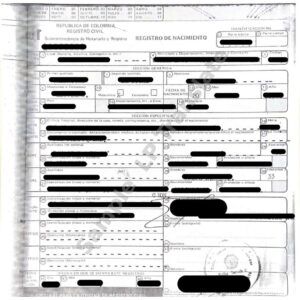 Birth Certificate - Colombia (1-49).