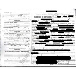 Birth Certificate - Ecuador #3