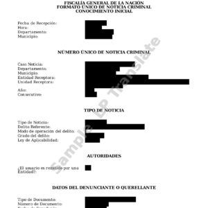 Complaint - Colombia (Version 03)