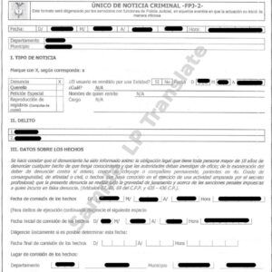 Complaint - Colombia (Version 07)