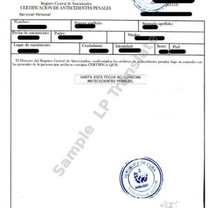 Criminal Record - Cuba