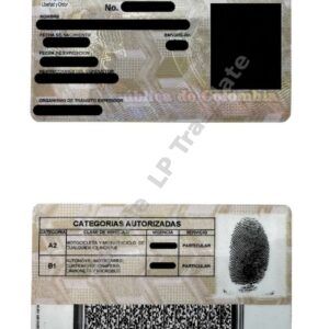 Driver#U00b4s License - Colombia